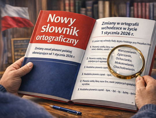 Zmiany zasad pisowni polskiej obowiązujące od 1 stycznia 2026 r.