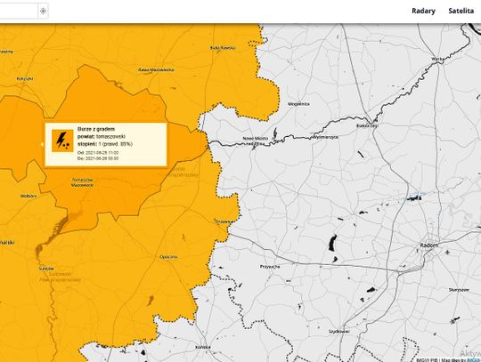 Znamy prognozy pogodowe na najbliższą noc 