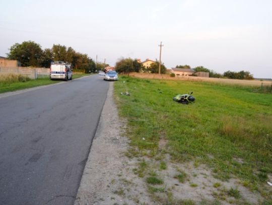 Znów poszkodowany motocyklista