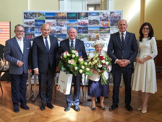 Zofia Czekalska i Roman Wojciechowski Zasłużeni dla Miasta