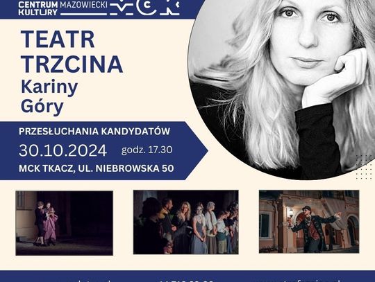 Zostań aktorem. Teatr "Trzcina" zaprasza chetnych w wieku 16-18 lat