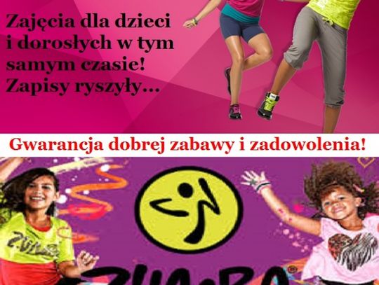 Zumba Fitness i Zumba Kids w TYM SAMYM CZASIE !