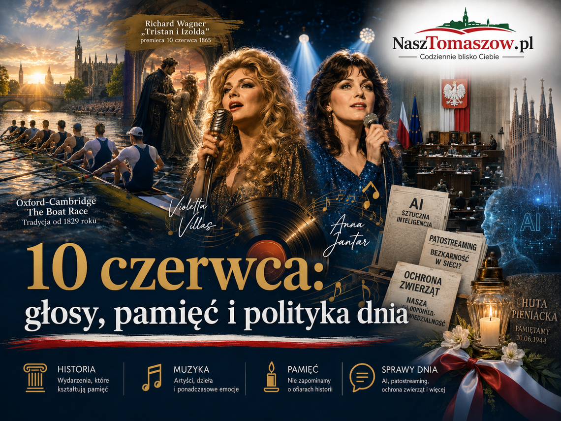 10 czerwca: od regat na Tamizie po Annę Jantar, Violettę Villas i polityczny dzień w Sejmie 10 czerwca: od regat na Tamizie po Annę Jantar, Violettę Villas i polityczny dzień w Sejmie