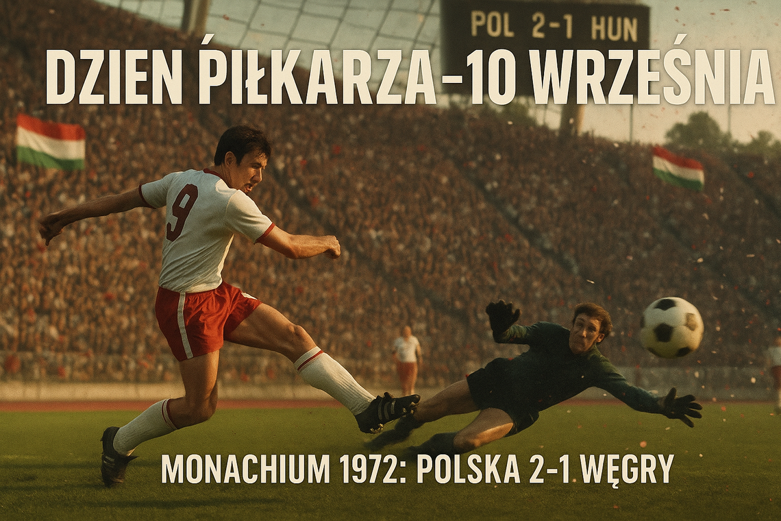 10 września – Dzień Piłkarza. Pamięć o złocie z Monachium i o emocjach, które wychowały pokolenia