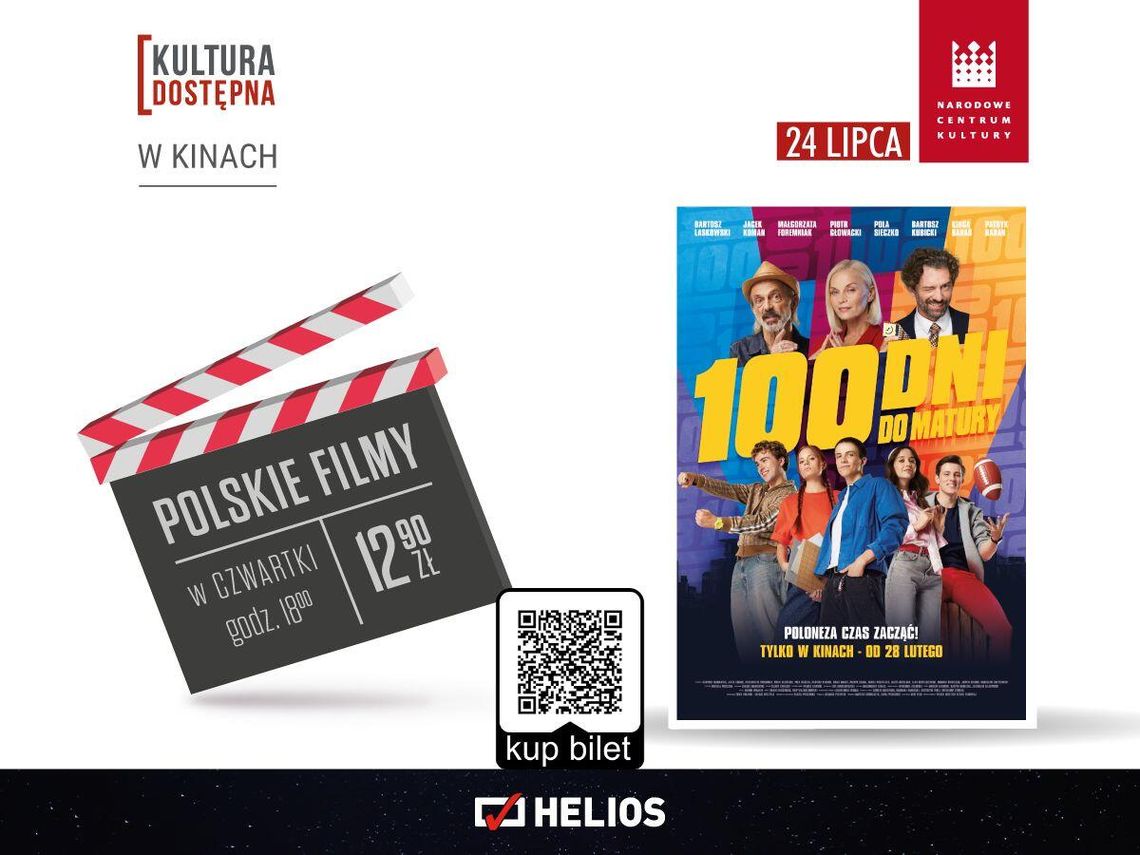 „100 dni do matury”  w ramach cyklu Kultura Dostępna