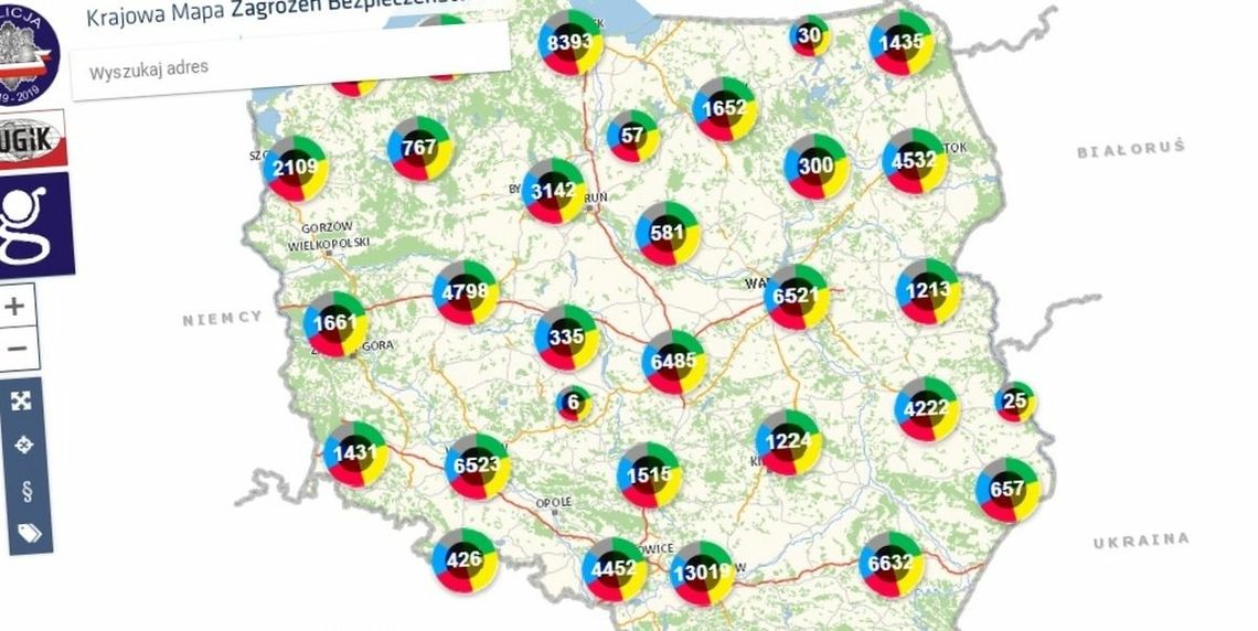 103 zgłoszenia na tomaszowskiej mapie zagrożeń