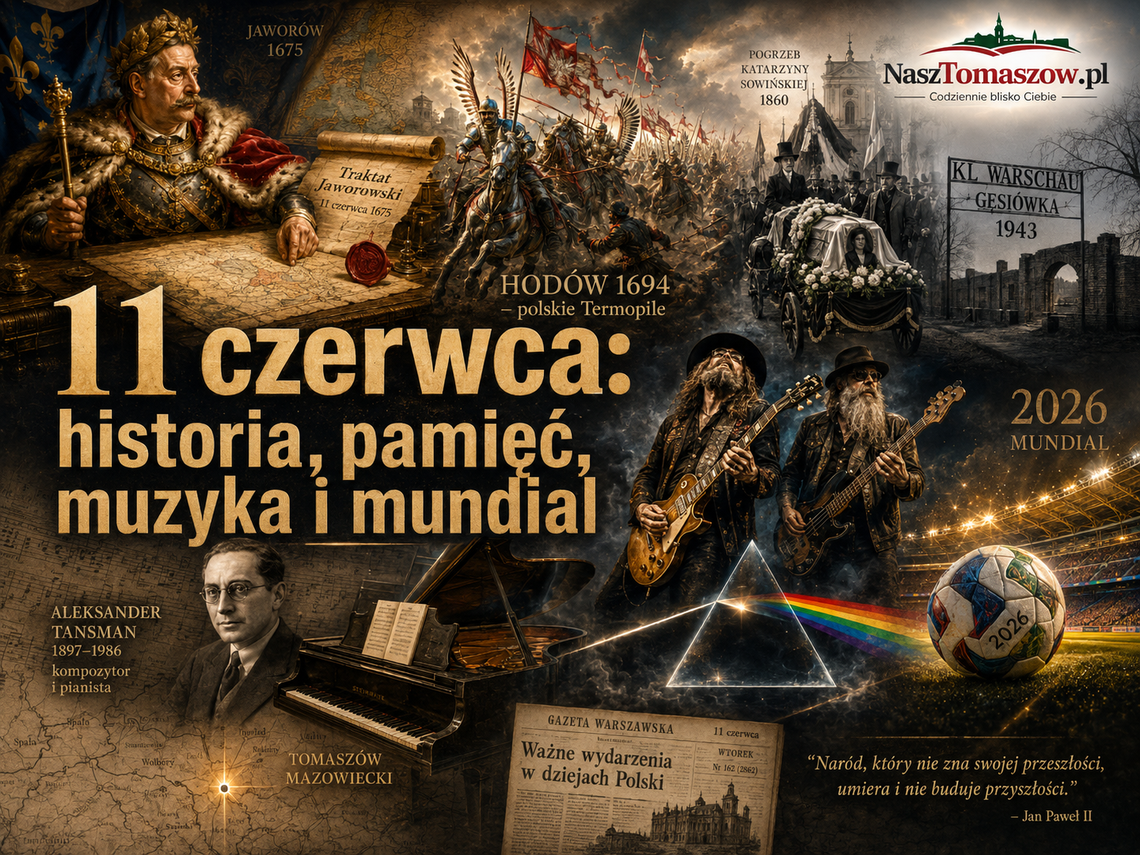 11 czerwca: od polskich Termopil po mundial, od Gęsiówki po „Dark Side of the Moon” 11 czerwca: od polskich Termopil po mundial, od Gęsiówki po „Dark Side of the Moon”