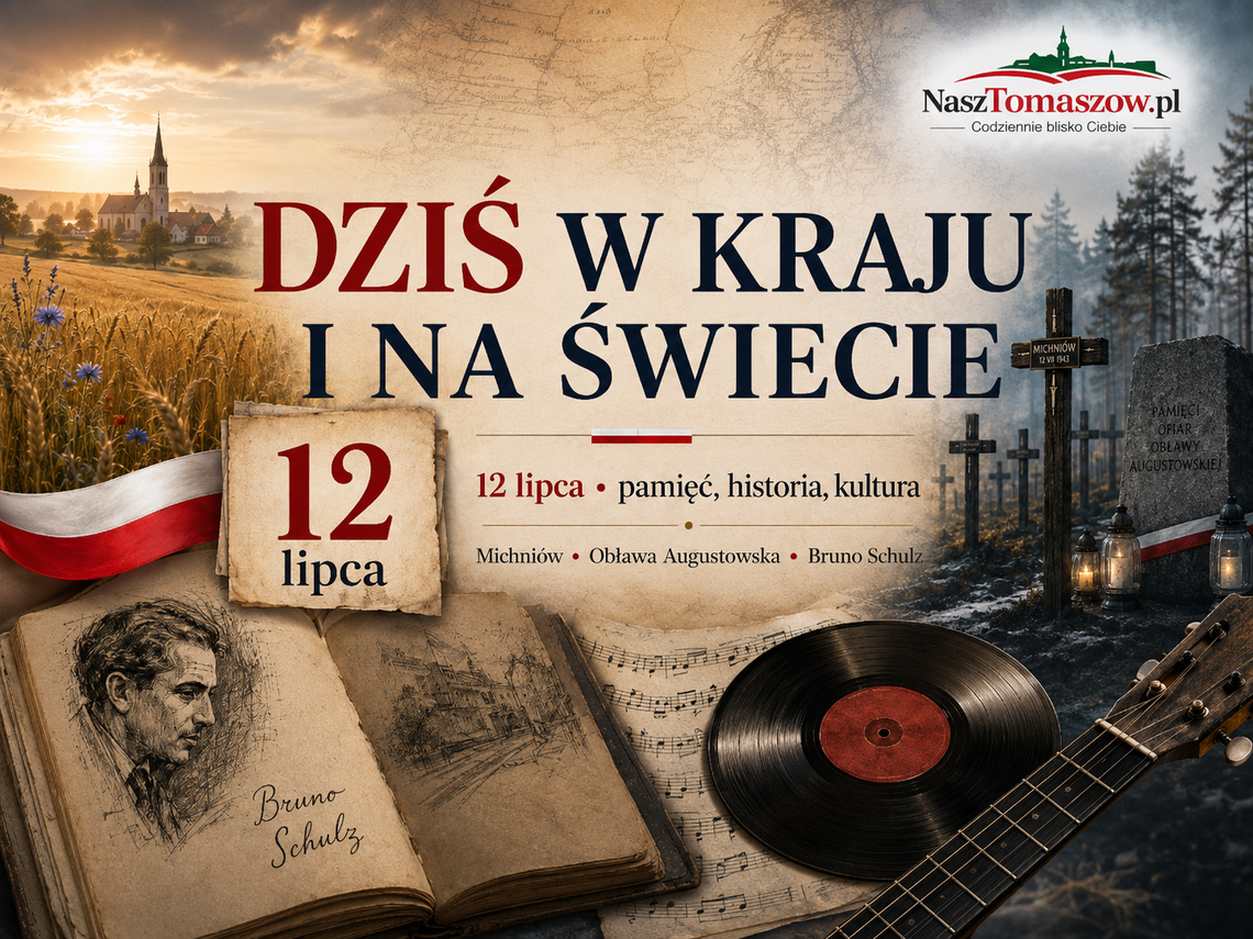 12 lipca. Pamięć o spalonych wsiach, ofiarach „Małego Katynia” i świecie Brunona Schulza 12 lipca. Pamięć o spalonych wsiach, ofiarach „Małego Katynia” i świecie Brunona Schulza