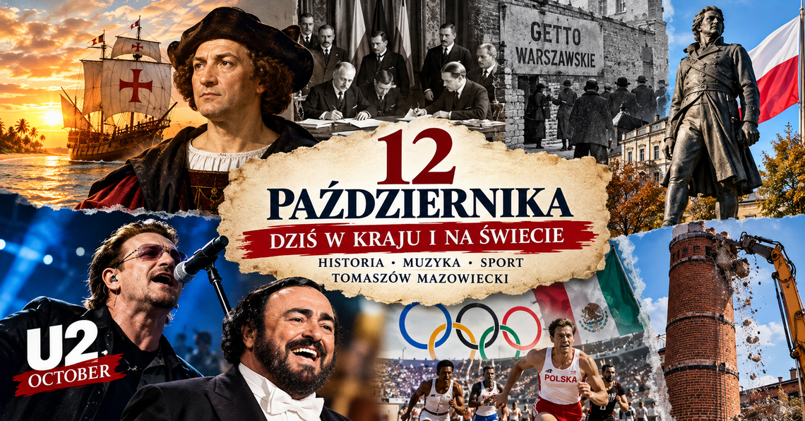 12 października w historii. Kolumb zmienia świat, w Rydze milkną działa, a Tomaszów odzyskuje Kościuszkę 12 października w historii. Kolumb zmienia świat, w Rydze milkną działa, a Tomaszów odzyskuje Kościuszkę