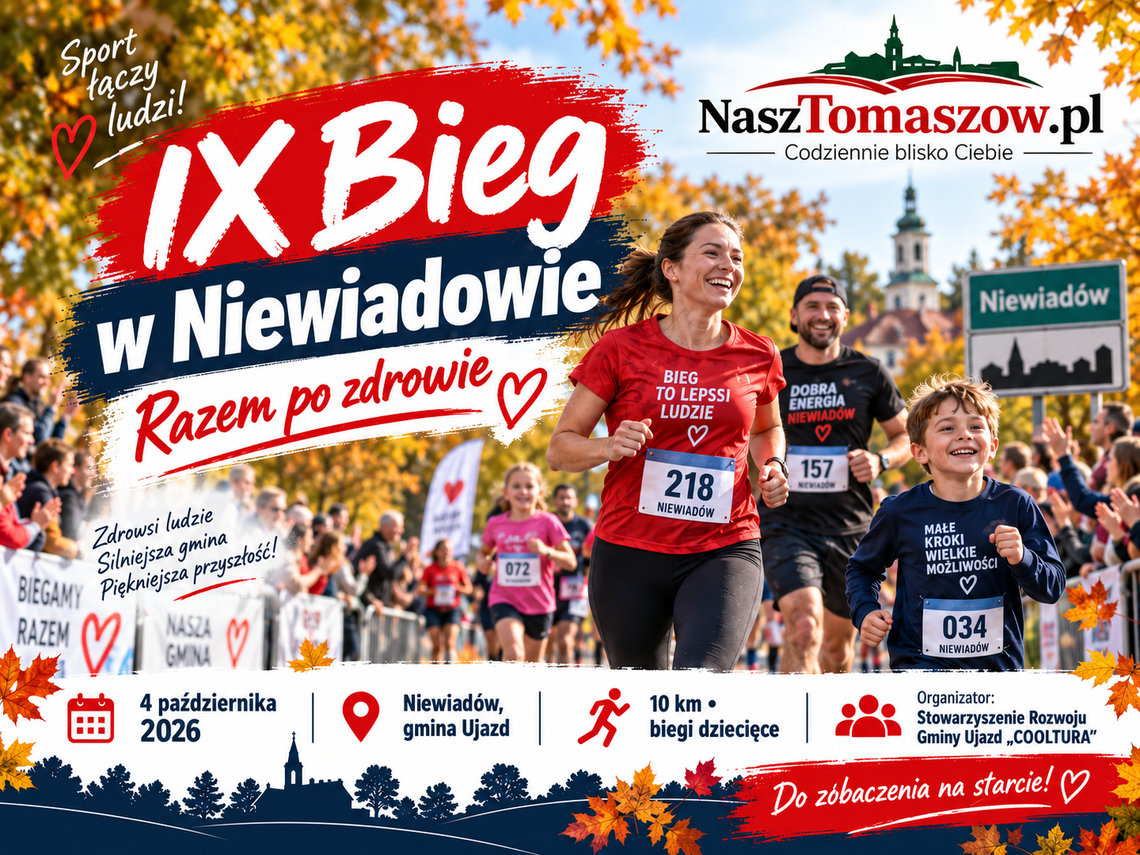 130 miejsc na starcie. Niewiadów znów pobiegnie „Razem po zdrowie” 130 miejsc na starcie. Niewiadów znów pobiegnie „Razem po zdrowie”