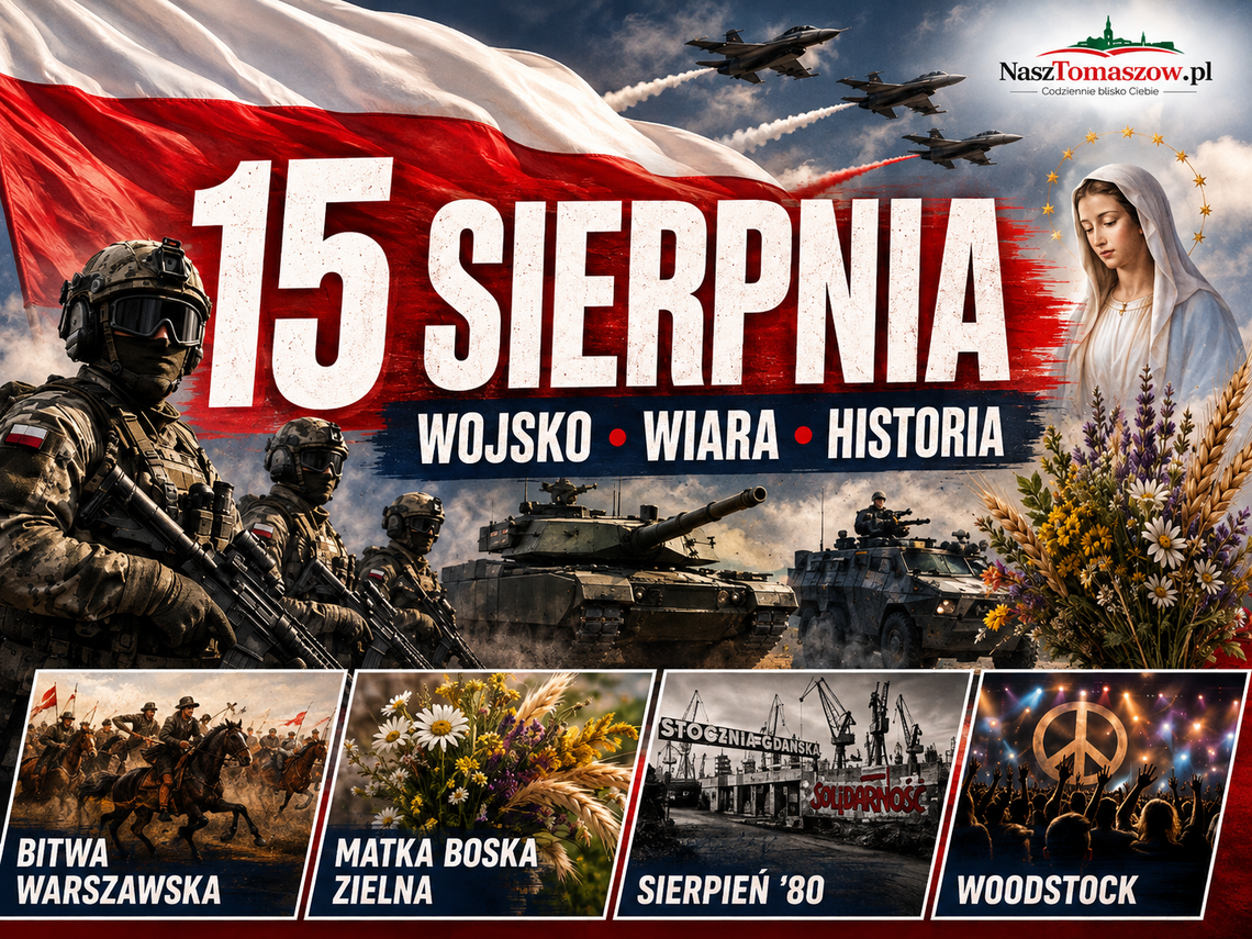 15 sierpnia: od Cudu nad Wisłą do Woodstock. Dzień wojska, Matki Boskiej Zielnej, Napoleona i wielkiej muzyki 15 sierpnia: od Cudu nad Wisłą do Woodstock. Dzień wojska, Matki Boskiej Zielnej, Napoleona i wielkiej muzyki
