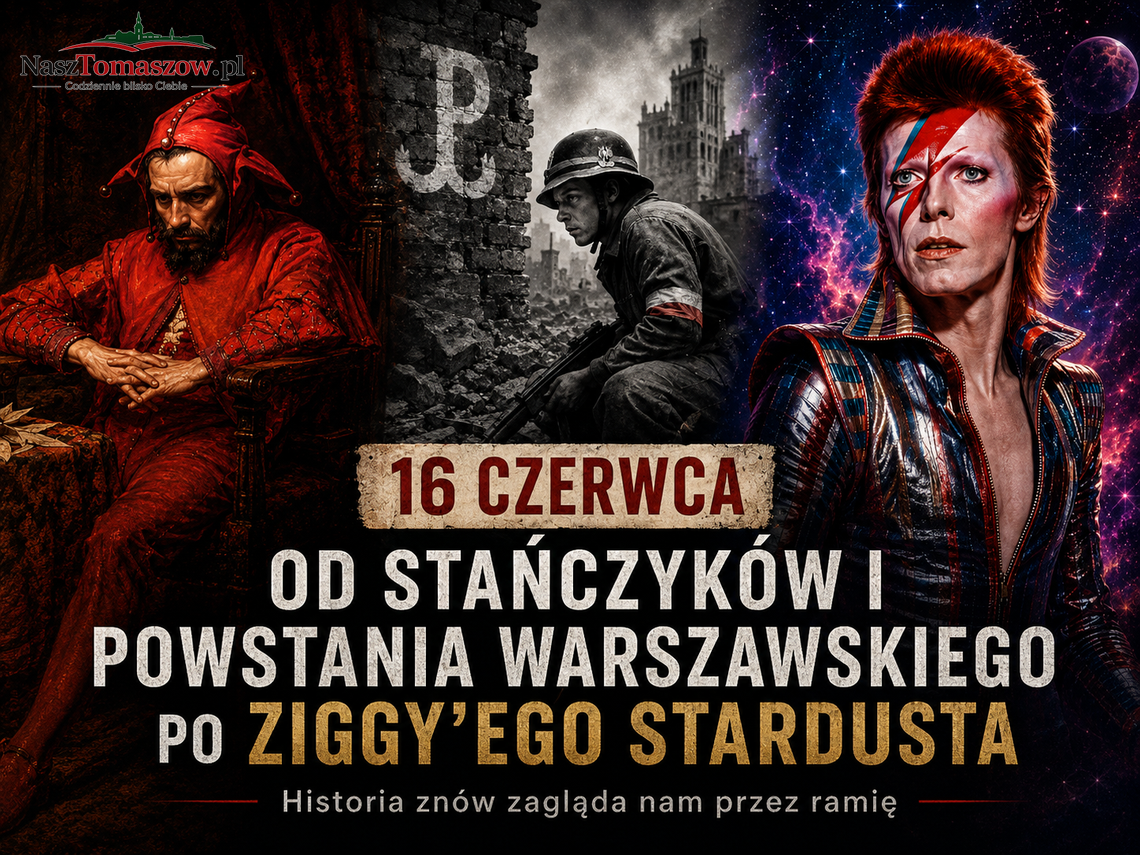 16 czerwca w historii: od stańczyków i Powstania Warszawskiego po Ziggy’ego Stardusta oraz aktualne decyzje rządu i UE 16 czerwca w historii: od stańczyków i Powstania Warszawskiego po Ziggy’ego Stardusta oraz aktualne decyzje rządu i UE