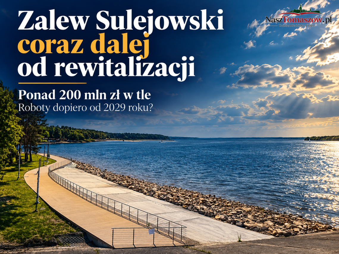200 milionów i coraz dalszy horyzont. Zalew Sulejowski miał być gotowy w 2029 roku. Teraz dopiero wtedy mają ruszyć prace 200 milionów i coraz dalszy horyzont. Zalew Sulejowski miał być gotowy w 2029 roku. Teraz dopiero wtedy mają ruszyć prace