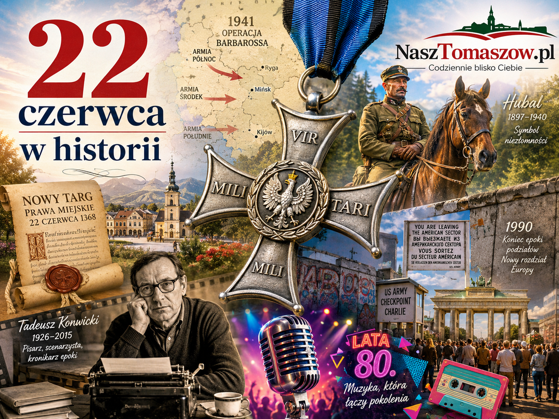 22 czerwca w historii. Virtuti Militari, Hubal, Konwicki, Barbarossa i głos Cyndi Lauper 22 czerwca w historii. Virtuti Militari, Hubal, Konwicki, Barbarossa i głos Cyndi Lauper
