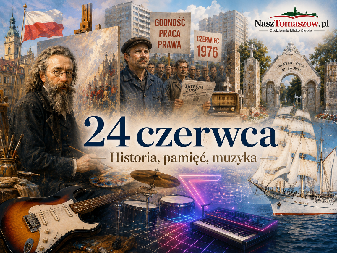 24 czerwca w historii: Matejko, Czerwiec ’76, Orlęta Lwowskie i muzyczne legendy rocznicy