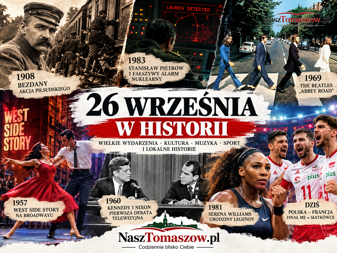 26 września w historii. „Skok” Piłsudskiego, człowiek, który nie uwierzył komputerowi, i ostatnie wielkie dzieło Beatlesów 26 września w historii. „Skok” Piłsudskiego, człowiek, który nie uwierzył komputerowi, i ostatnie wielkie dzieło Beatlesów