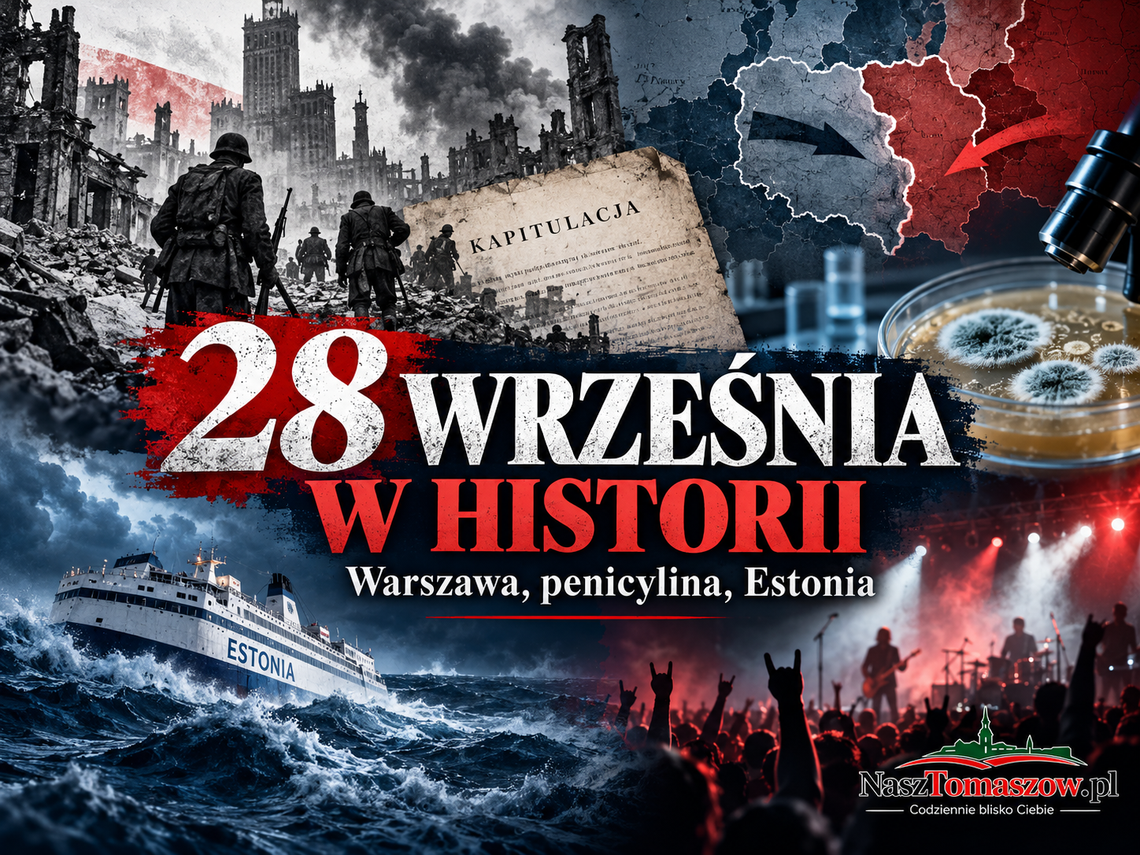 28 września w historii. Warszawa kapituluje, Stalin i Hitler dzielą Polskę, Fleming otwiera erę antybiotyków