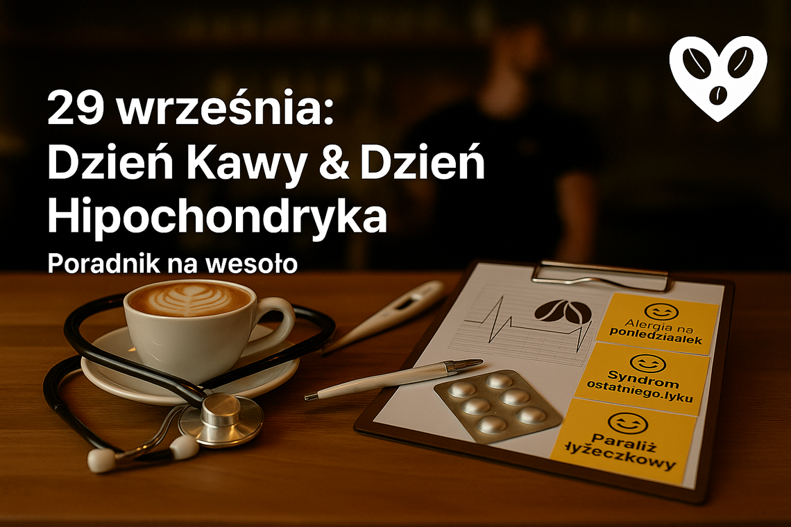 29 września: Dzień Kawy i Dzień Hipochondryka — poradnik na wesoło