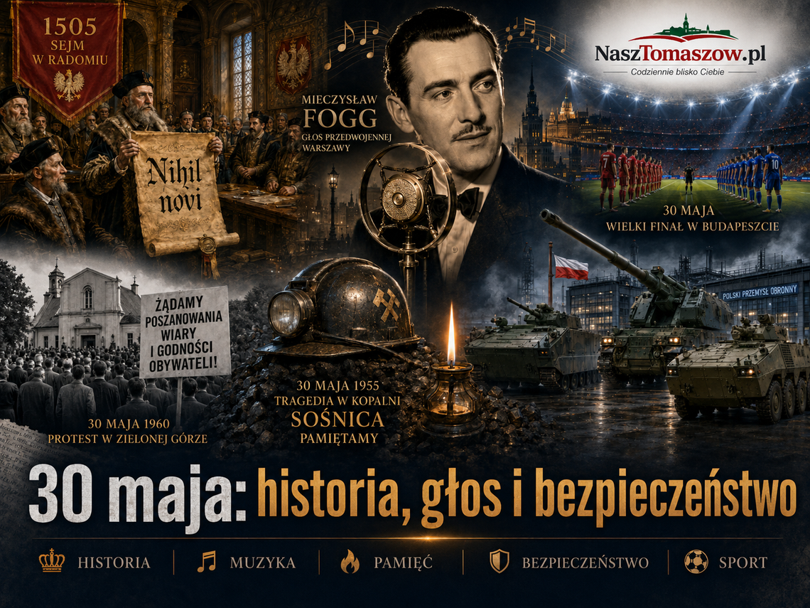 30 maja: od „Nihil novi” do kontraktów dla armii. Historia, muzyka i wielka polityka w jednym kalendarium