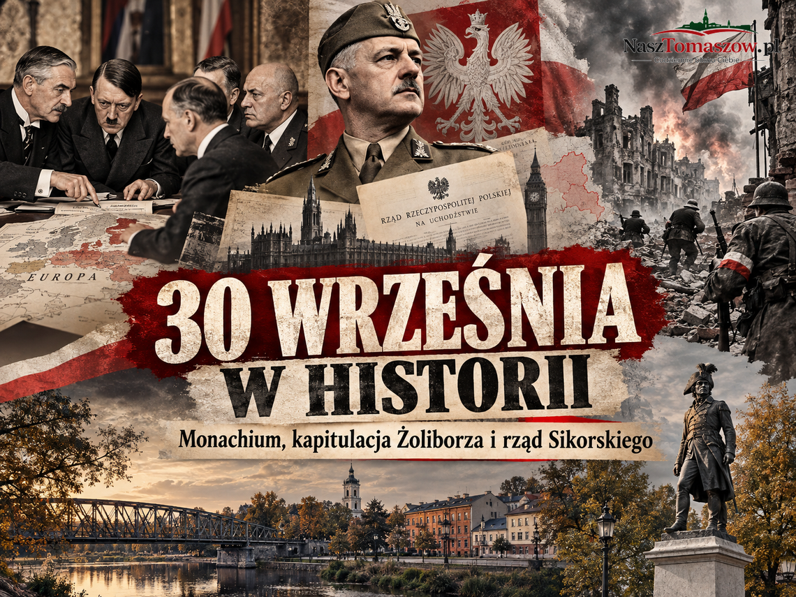 30 września w historii. Monachium, kapitulacja Żoliborza i rząd Sikorskiego 30 września w historii. Monachium, kapitulacja Żoliborza i rząd Sikorskiego