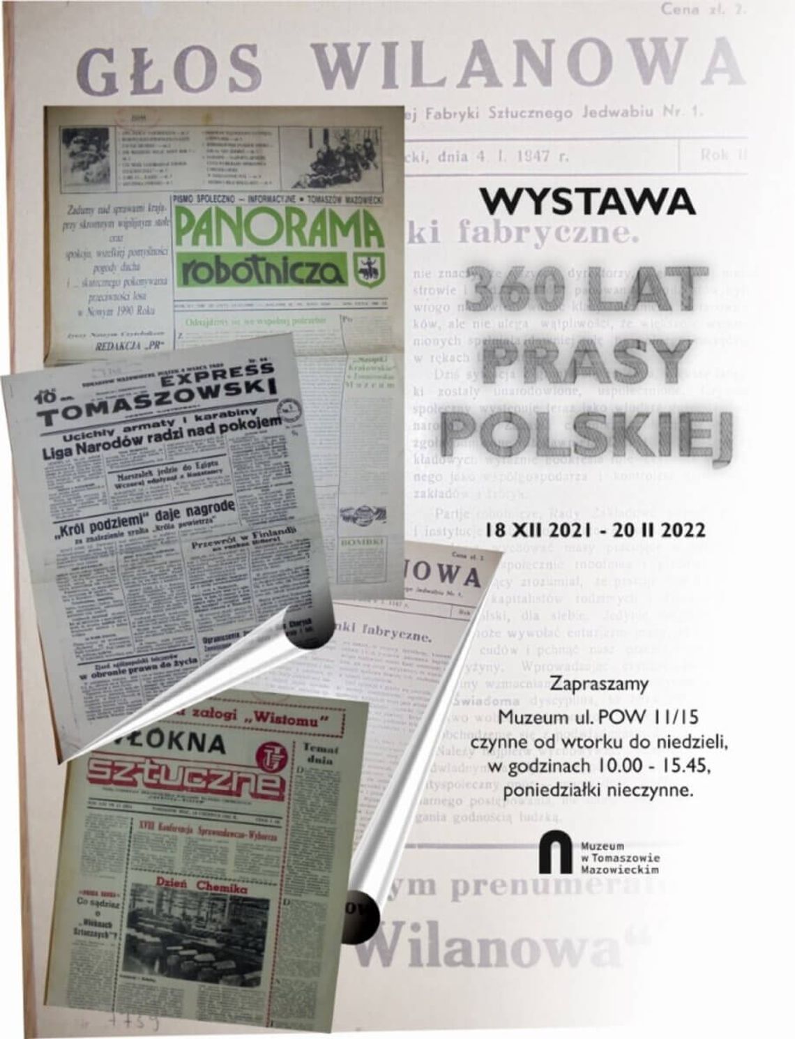 360 lat prasy polskiej. Zapraszamy do muzeum im. Antoniego hr. Ostrowskiego