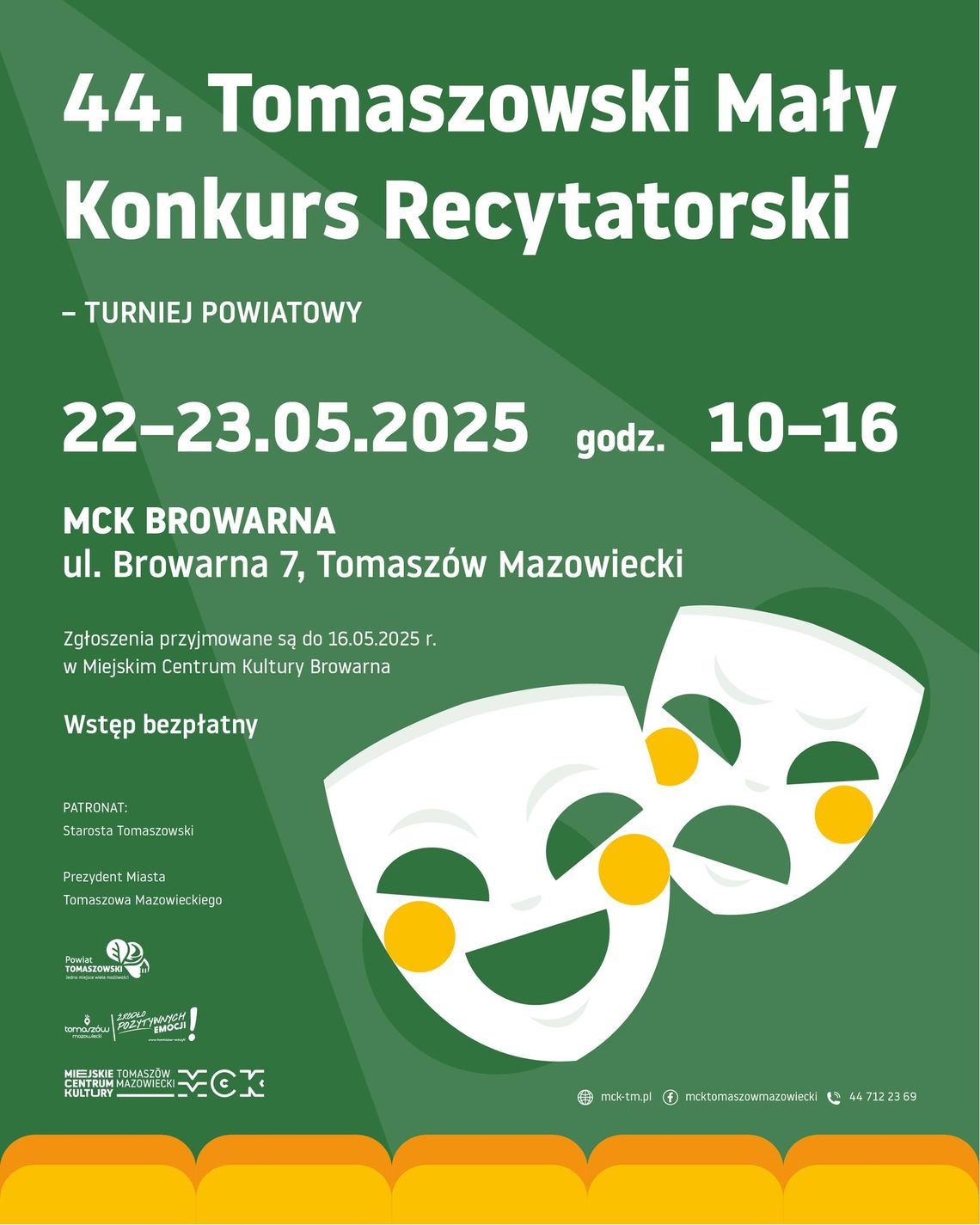 44. Tomaszowski Mały Konkurs Recytatorski – Turniej Powiatowy