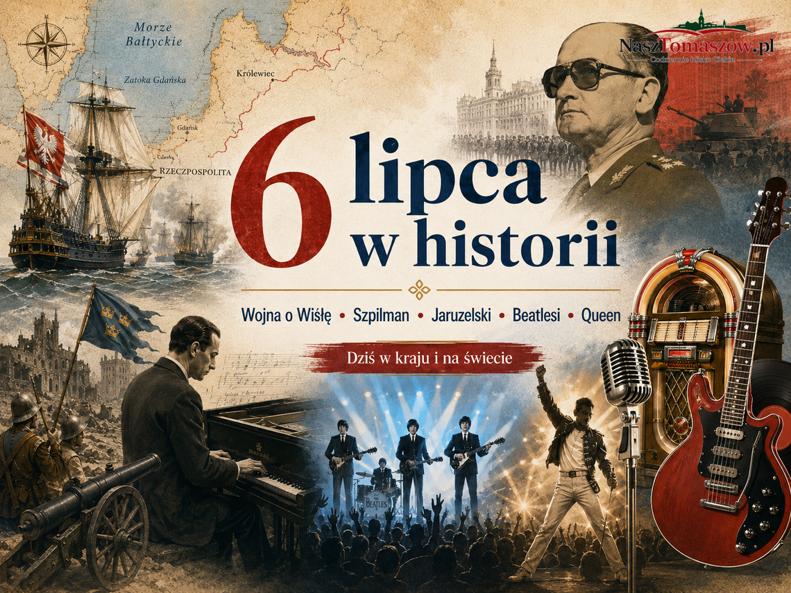 6 lipca w historii: wojna o Wisłę, Szpilman, Jaruzelski, Beatlesi i rock’n’roll, który ruszył zegary świata 6 lipca w historii: wojna o Wisłę, Szpilman, Jaruzelski, Beatlesi i rock’n’roll, który ruszył zegary świata