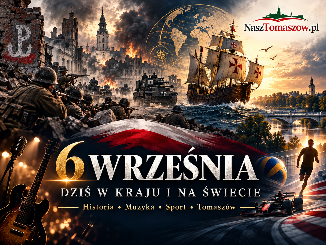 6 września. Pancerne dywizje u bram Tomaszowa, świat zamknięty w okrąg. Waters, Hendrix i wielka walka Polek o medal 6 września. Pancerne dywizje u bram Tomaszowa, świat zamknięty w okrąg. Waters, Hendrix i wielka walka Polek o medal
