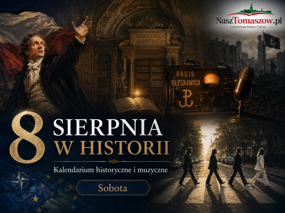 8 sierpnia. Rejtan w drzwiach historii, „Błyskawica” w eterze i Beatlesi na pasach Abbey Road 8 sierpnia. Rejtan w drzwiach historii, „Błyskawica” w eterze i Beatlesi na pasach Abbey Road