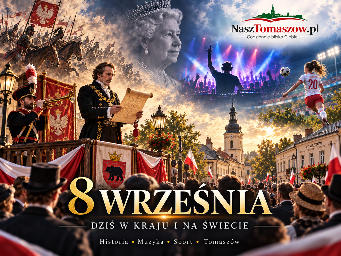 8 września. To dziś Tomaszów został uroczyście ogłoszony miastem. Orsza, Siwiec, Avicii i wielki mecz Polek