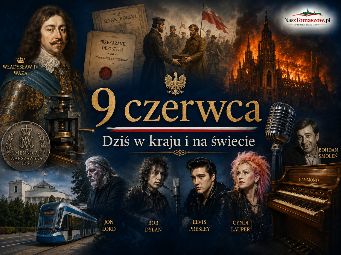 9 czerwca: królewski cień Wazy, ogień we Wrocławiu, śmiech Smolenia i rockowy Hammond Jona Lorda 9 czerwca: królewski cień Wazy, ogień we Wrocławiu, śmiech Smolenia i rockowy Hammond Jona Lorda