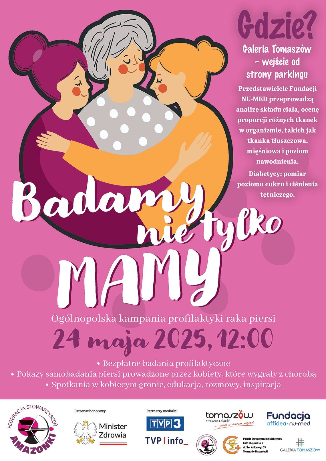 Akcja „Badamy nie tylko mamy” w Galerii Tomaszów