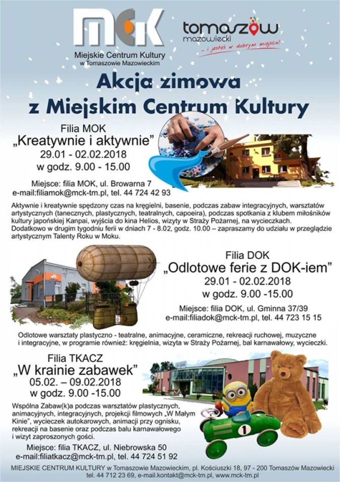 Akcja zimowa z Miejskim Centrum Kultury