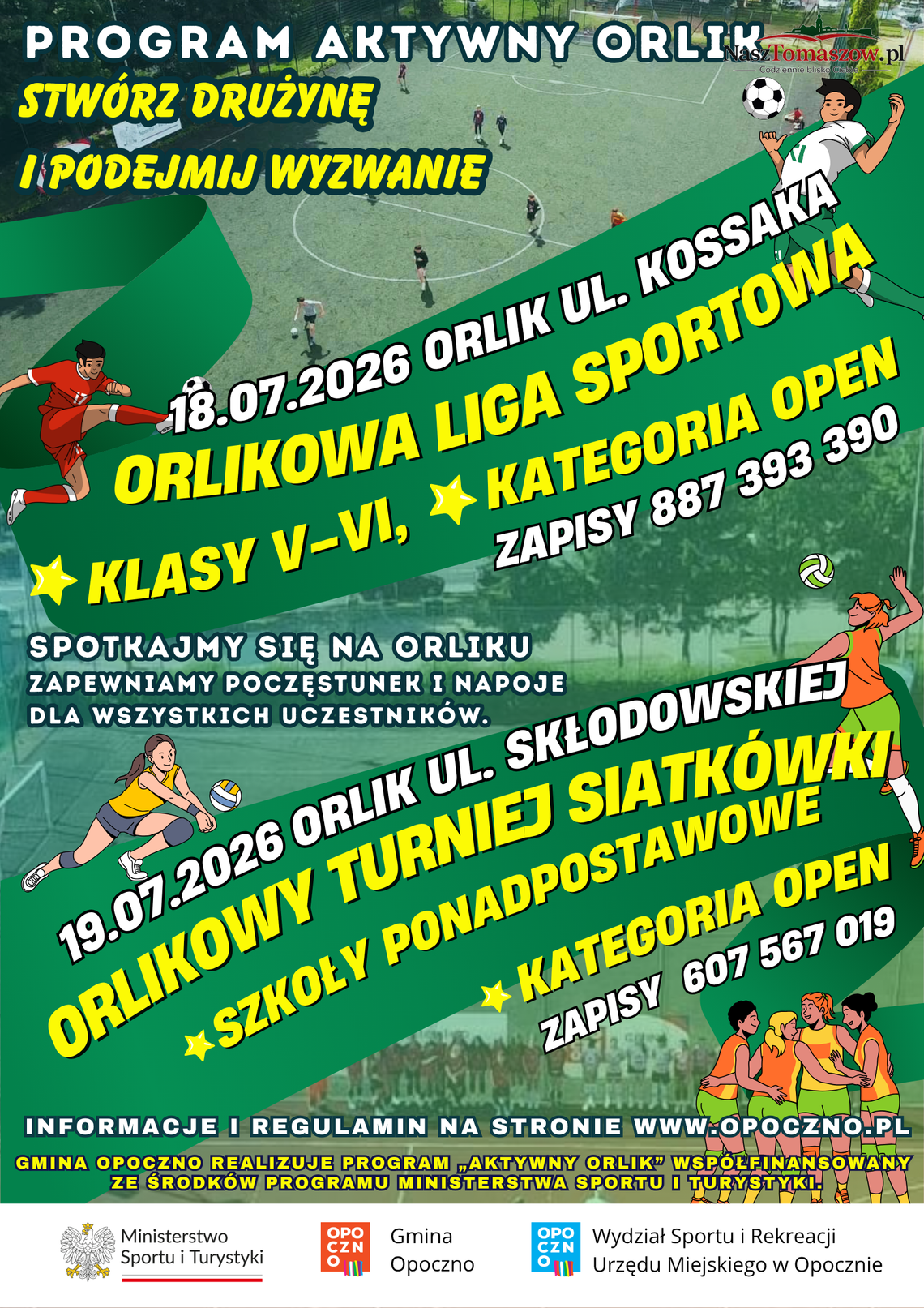 Aktywny Orlik w Opocznie. Letnie turnieje dla młodzieży i dorosłych Aktywny Orlik w Opocznie. Letnie turnieje dla młodzieży i dorosłych