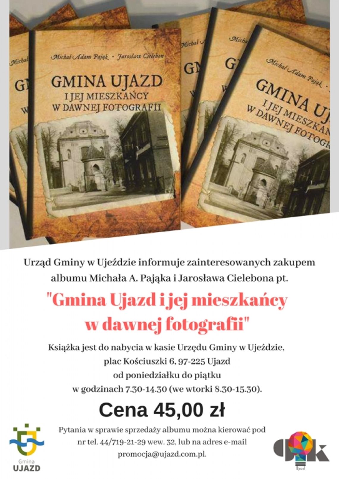 Album &quot;Gmina Ujazd i jej mieszkańcy w dawnej fotografii&quot; jest już w sprzedaży