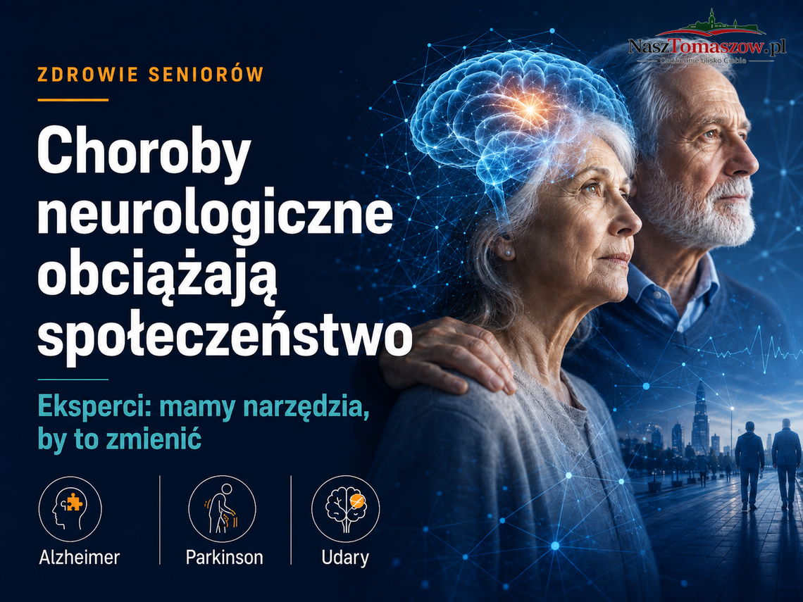 Alzheimer, Parkinson, udary. Choroby mózgu stają się jednym z największych wyzwań także dla Tomaszowa