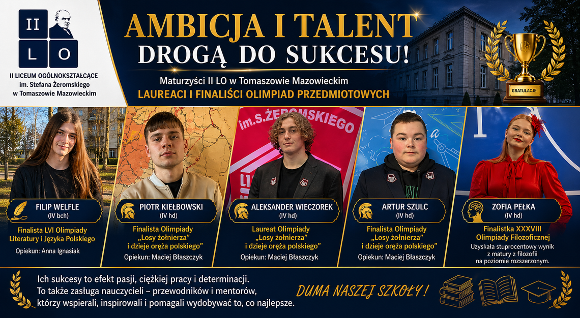Ambicja i talent drogą do sukcesu Ambicja i talent drogą do sukcesu