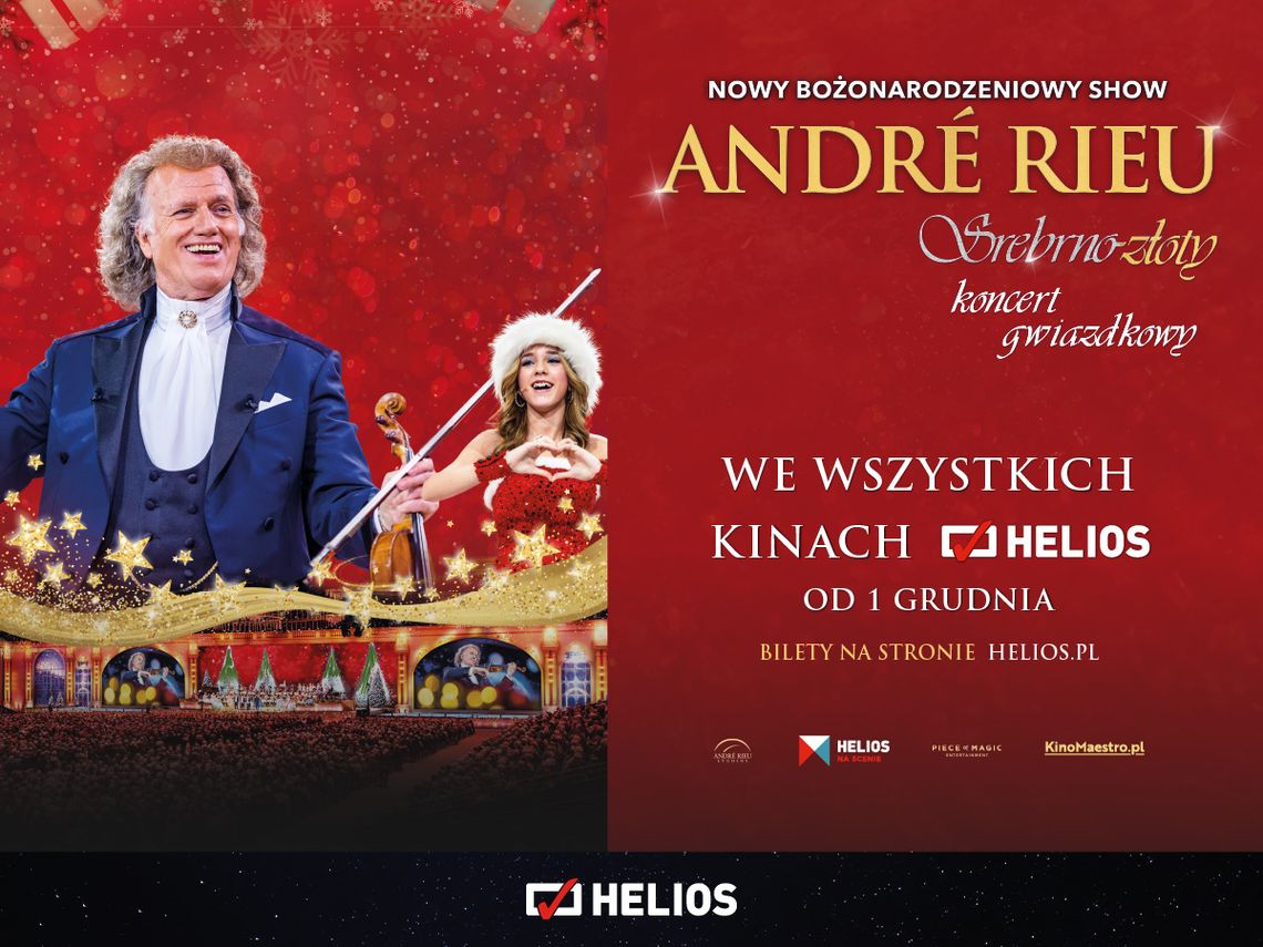 André Rieu: Srebrno-złoty koncert gwiazdkowy  w Helios na Scenie