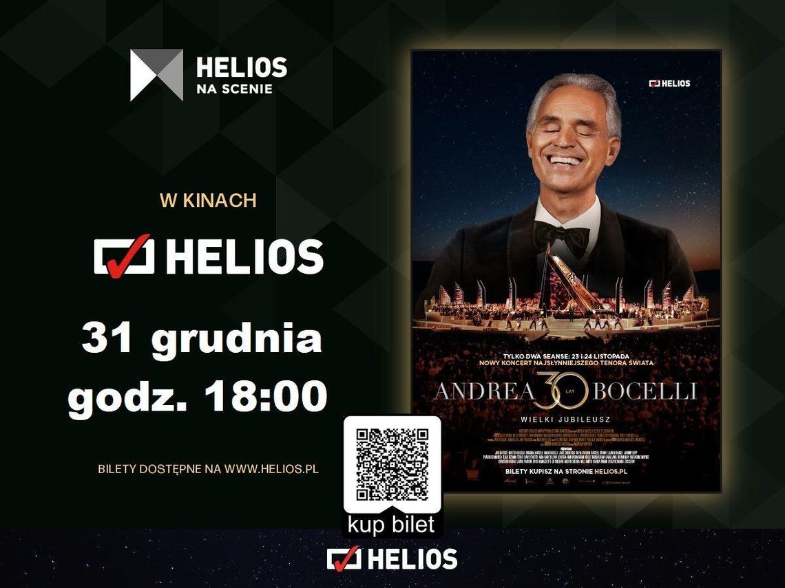 Andrea Bocelli 30: The Celebration  na zakończenie roku