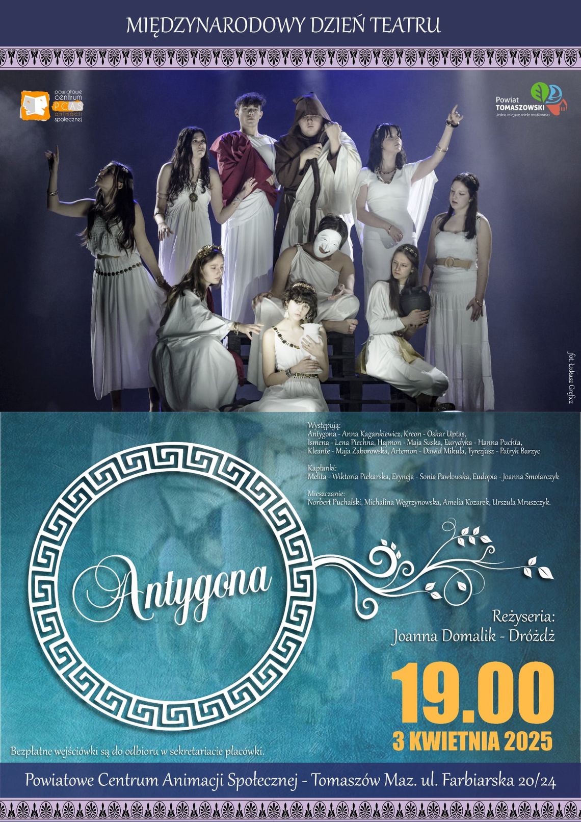 „Antygona” w teatrze PCAS-u