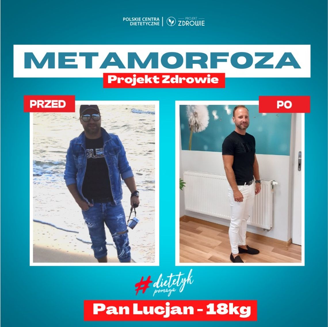 Apetyt rośnie w miarę jedzenia!  Pan Lucjan i jego 18 kg mniej.