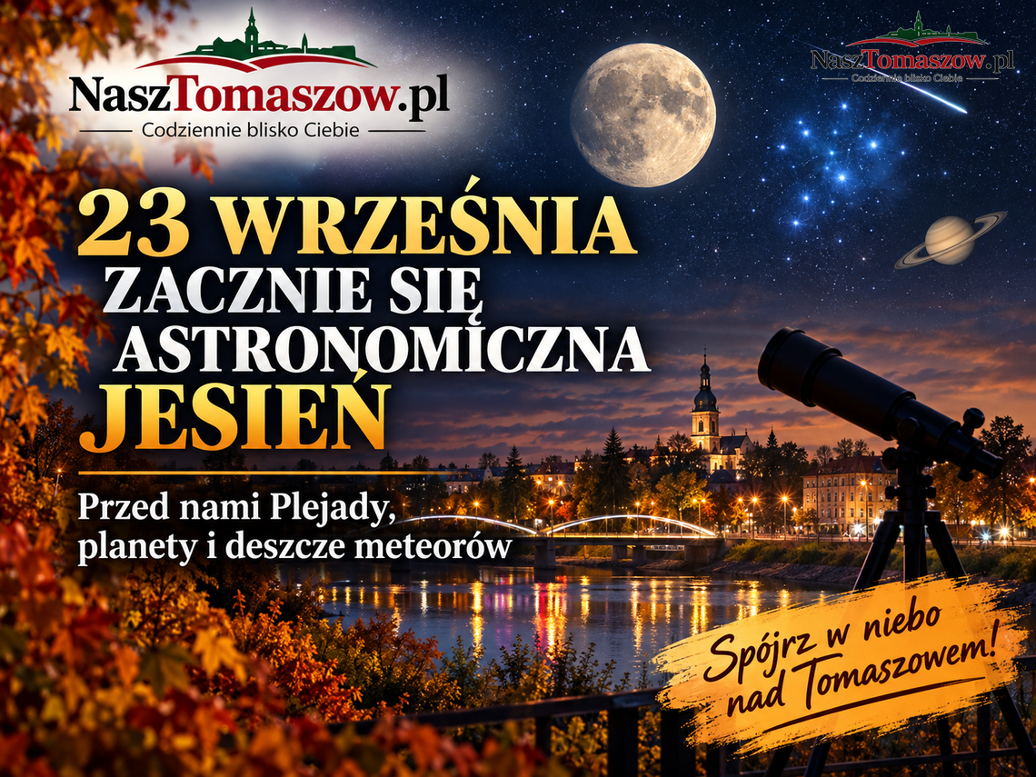 Astronomiczna jesień zacznie się 23 września. Przed nami Plejady, planety i deszcze meteorów
