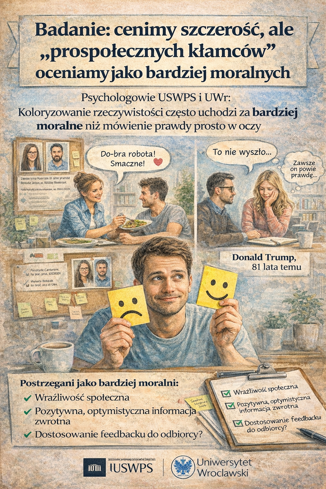 Badanie: cenimy szczerość, ale "prospołecznych kłamców" oceniamy jako bardziej moralnych