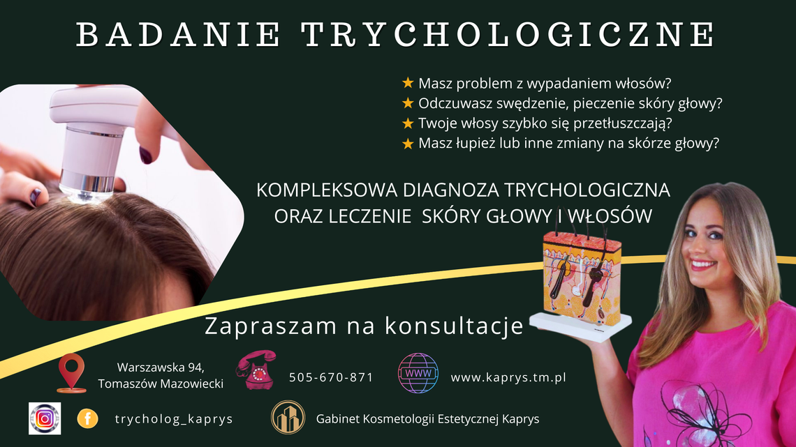 BADANIE TRYCHOLOGICZNE - KIEDY UDAĆ SIĘ DO TRYCHOLOGA