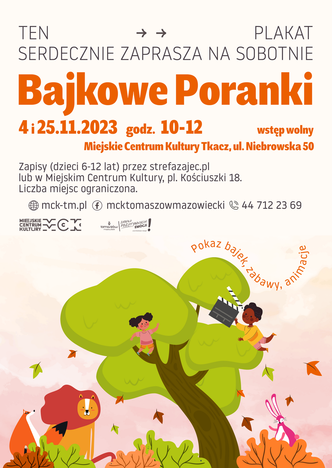 Bajkowe poranki w MCK