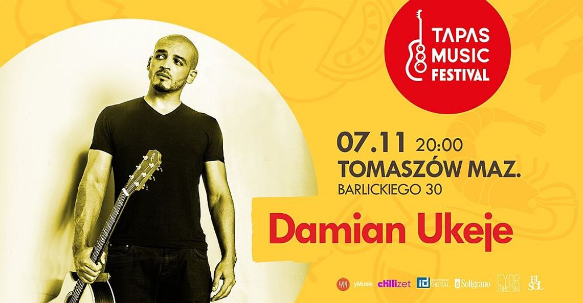 Barlickiego 30 zaprasza na koncert Damiana Ukeje w projekcie "Moje Boskie Buenos"