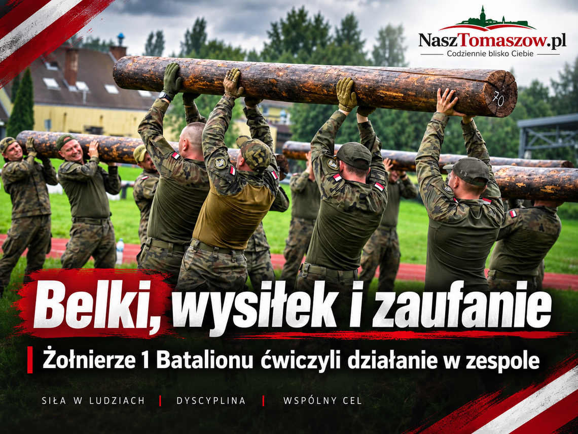 Belki, wysiłek i zaufanie. Żołnierze 1 Batalionu ćwiczyli działanie w zespole