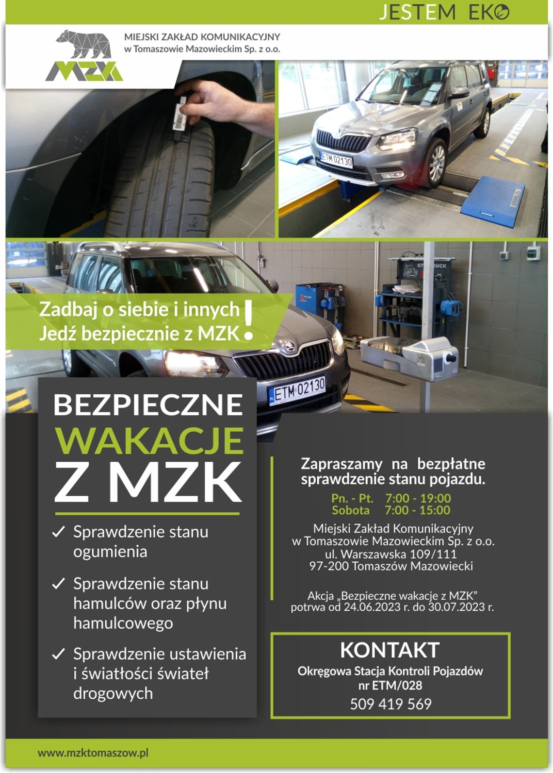 Bezpieczne Wakacje z MZK 2023