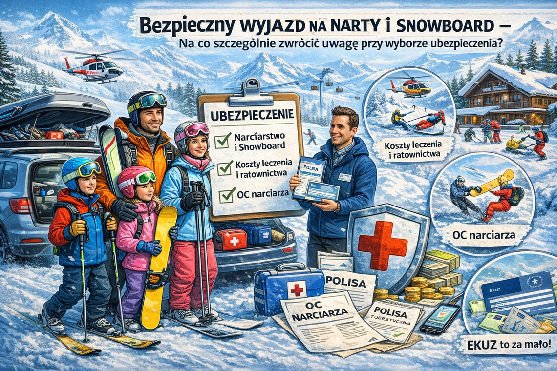Bezpieczny wyjazd na narty i snowboard – na co szczególnie zwrócić uwagę przy wyborze ubezpieczenia? Bezpieczny wyjazd na narty i snowboard – na co szczególnie zwrócić uwagę przy wyborze ubezpieczenia?