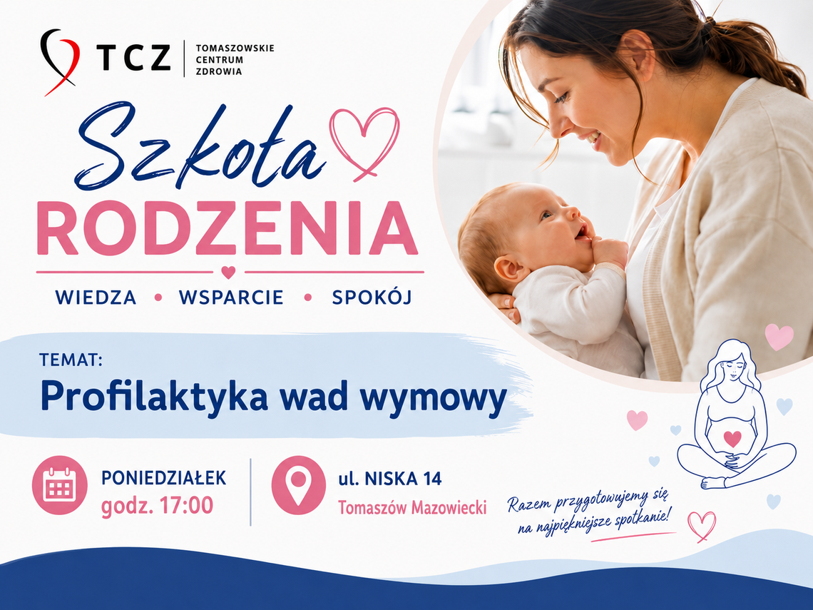 Bezpłatne zajęcia Szkoły Rodzenia TCZ. Tym razem o profilaktyce wad wymowy